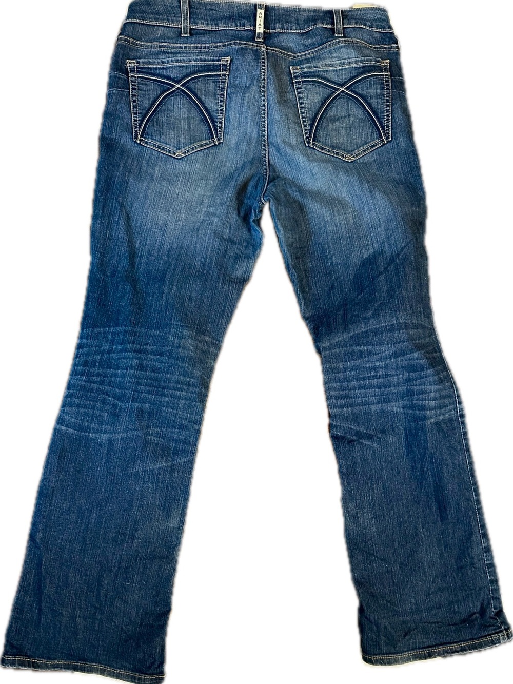 Ariat Real Rosa Jeans Perfect Rise Bootcut Stretch, 34R, Ranch Ride Rodeo - Picture 6 of 16